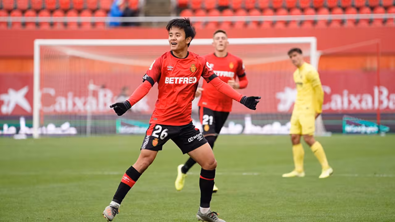 Take Kubo marca al Villarreal