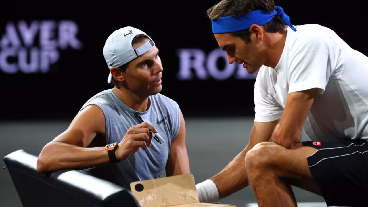 Federer y Nadal en la Laver Cup