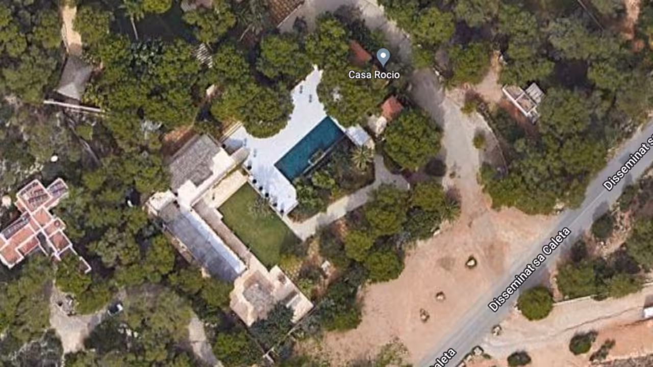 Villa Rocío en una imagen de Google Maps