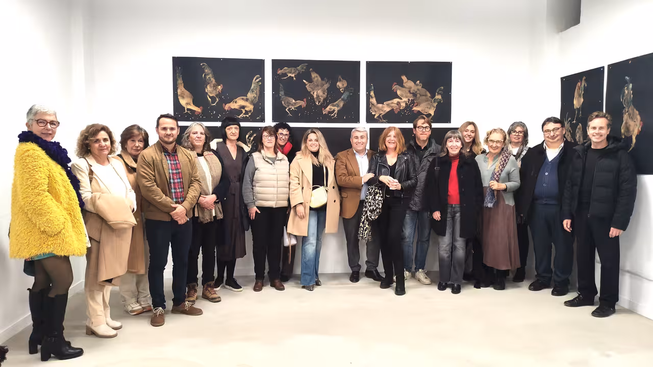 foto familia exposición inca començant