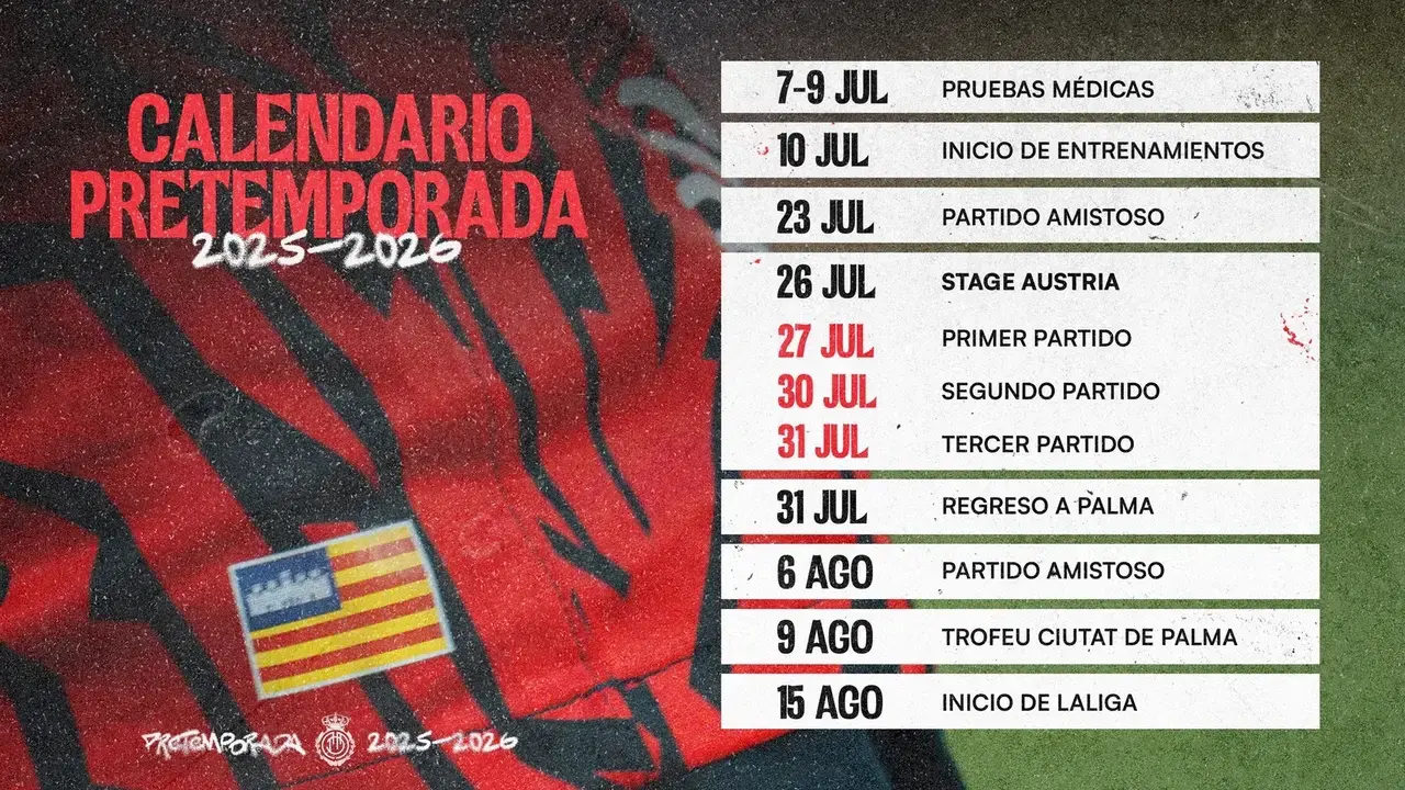Pretemporada RCD Mallorca