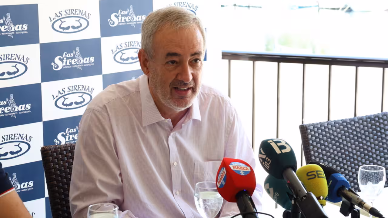 Guillem Boscana durante la rueda de prensa