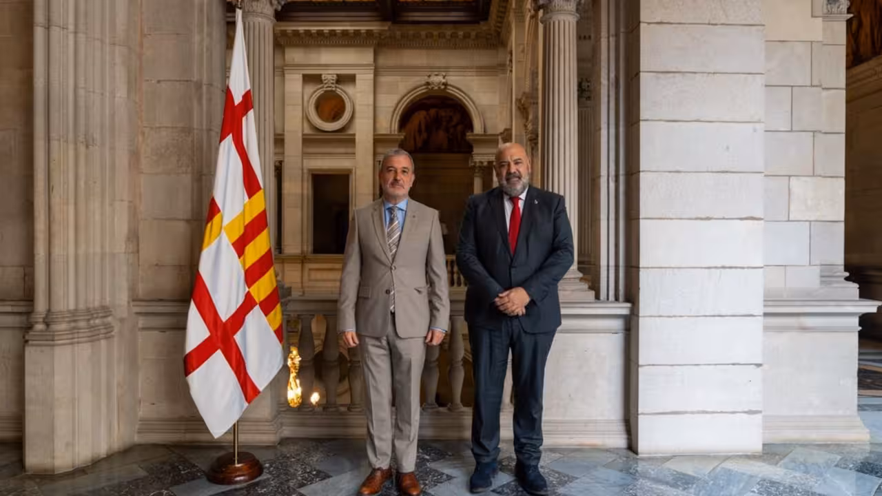 Jaume Collboni-Jaime Martínez Llabrés. Ajuntament Barcelona