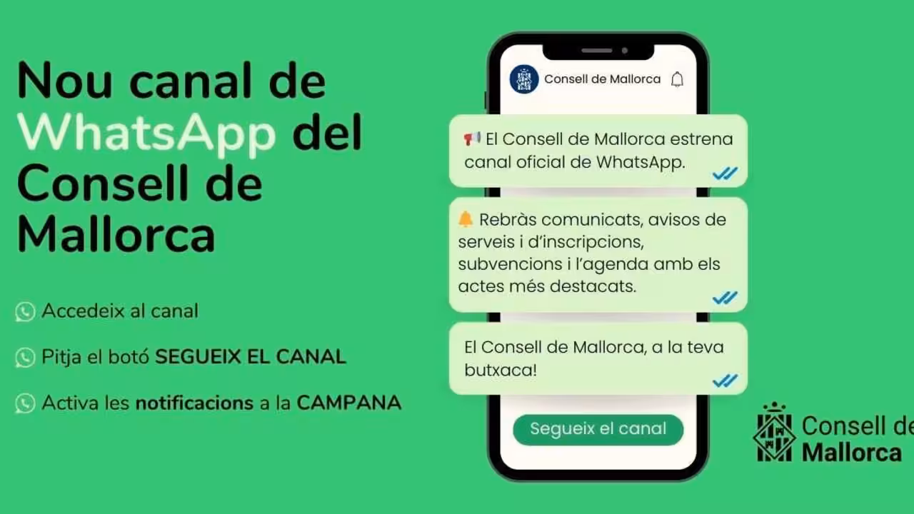 2025-09-29 Creativitat Canal WhatsApp Consell de Mallorca