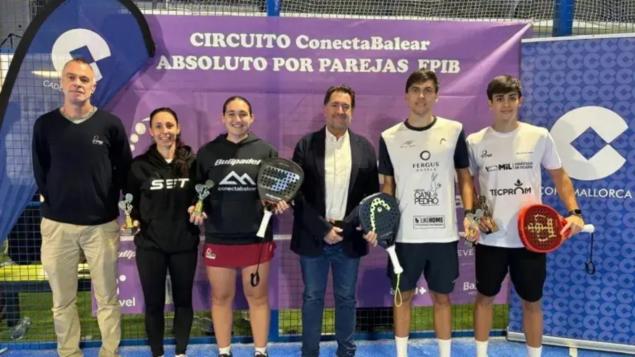 Ganadores XIII Torneo COPE Indoor de P&aacute;del