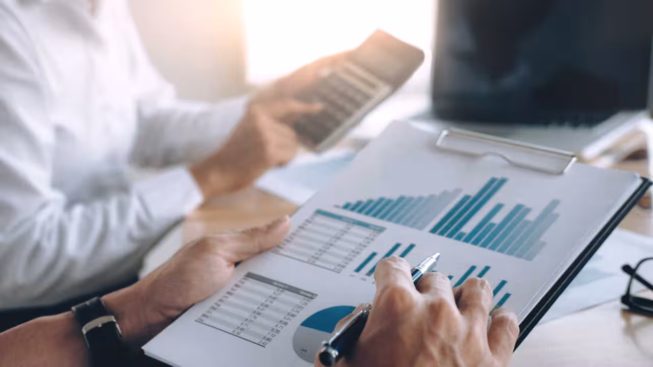 Business team present. Photo professional investor working new startup project. Finance meeting.