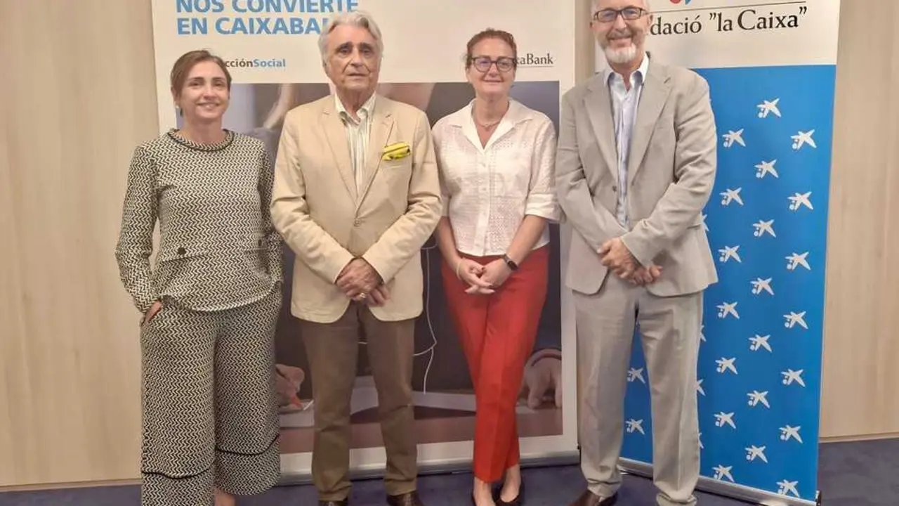 Joana M&ordf; Gelabert, Raimundo de Montis, Marta Llompart y Diego Riera