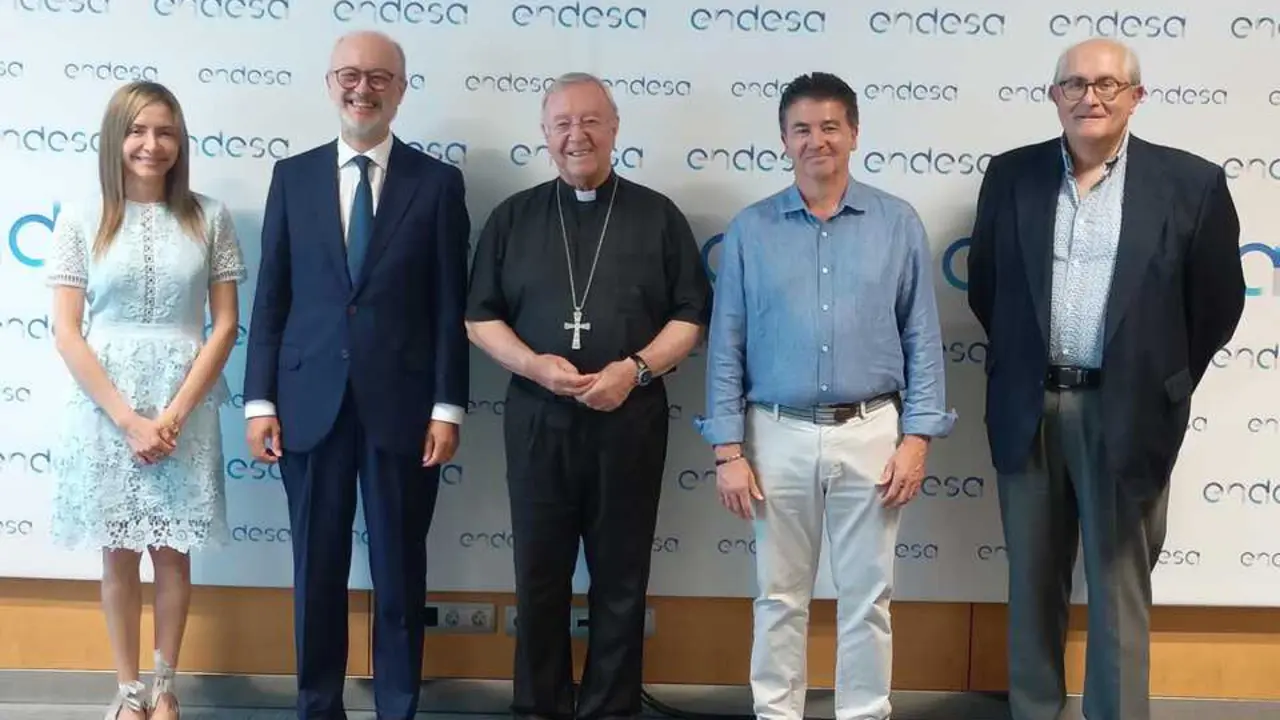 Julie Salgado, Mart&iacute; Ribas, Mons. Sebasti&agrave; Taltavull, Guillem Cladera i Miquel Noguera