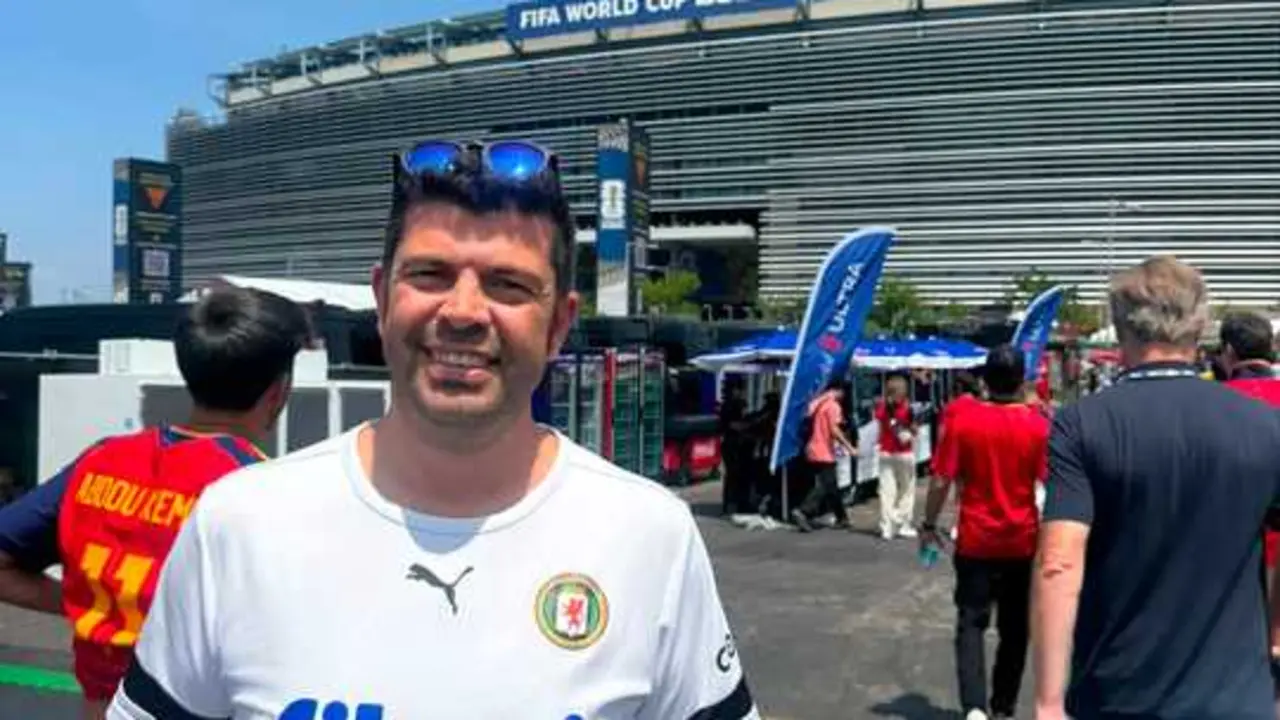 Andreu Alcover en el MetLife Stadium de Nueva York.