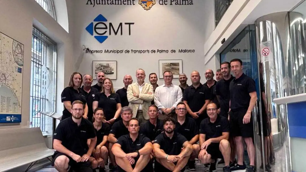 Nuevos conductores de la EMT de Palma.