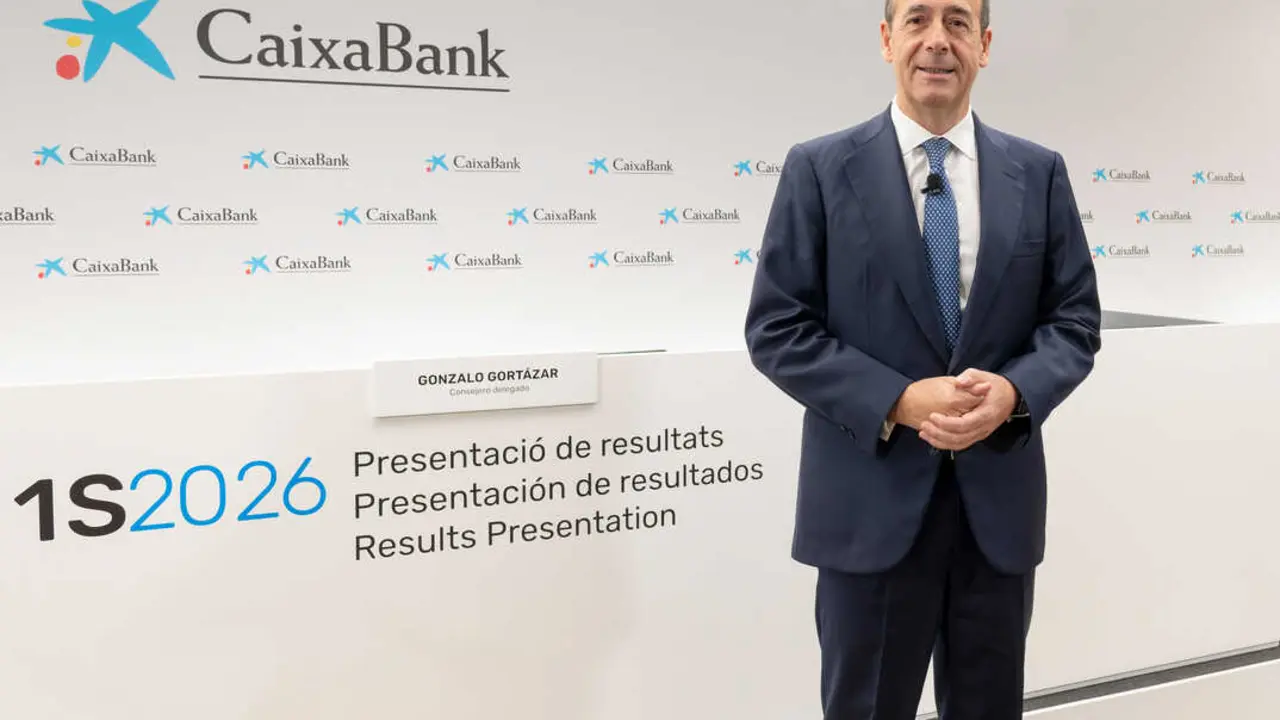 Foto Gonzalo Gort&aacute;zar, presentaci&oacute;n de Resultados CaixaBank 1S 2026