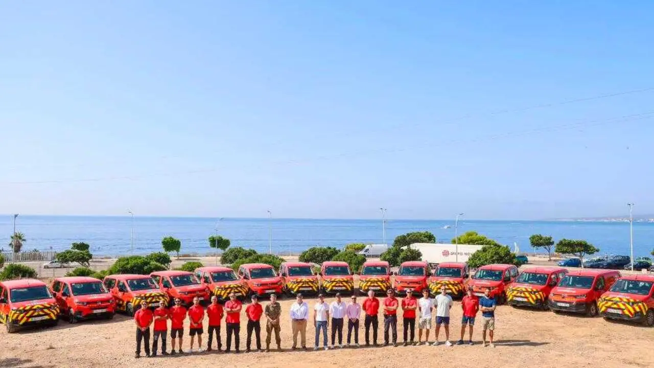Presentación de las nuevas furgonetas de los Bomberos de Mallorca.