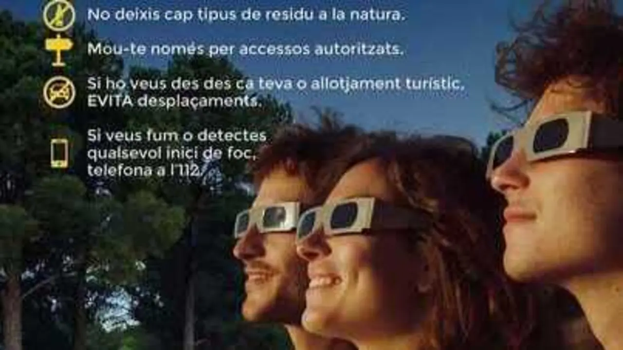 Gafas para observar el eclipse.