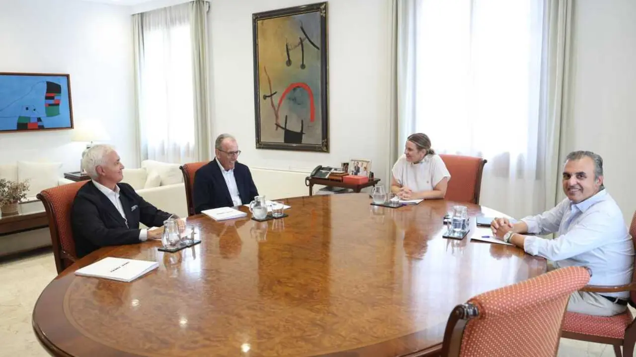 De izquierda a derecha: Diego Gonz&aacute;lez, Pere Riutord, Margalida Prohens y Antoni Vera.