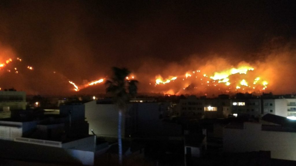 Incendio Pollença