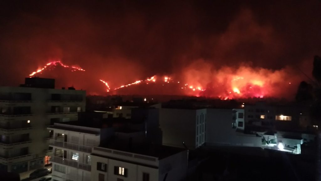 Incendio Pollença