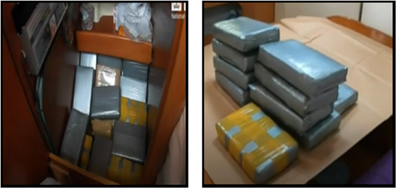 velero droga Policía Nacional