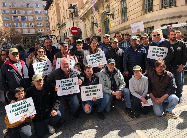 asaja balears, tractorada payeses