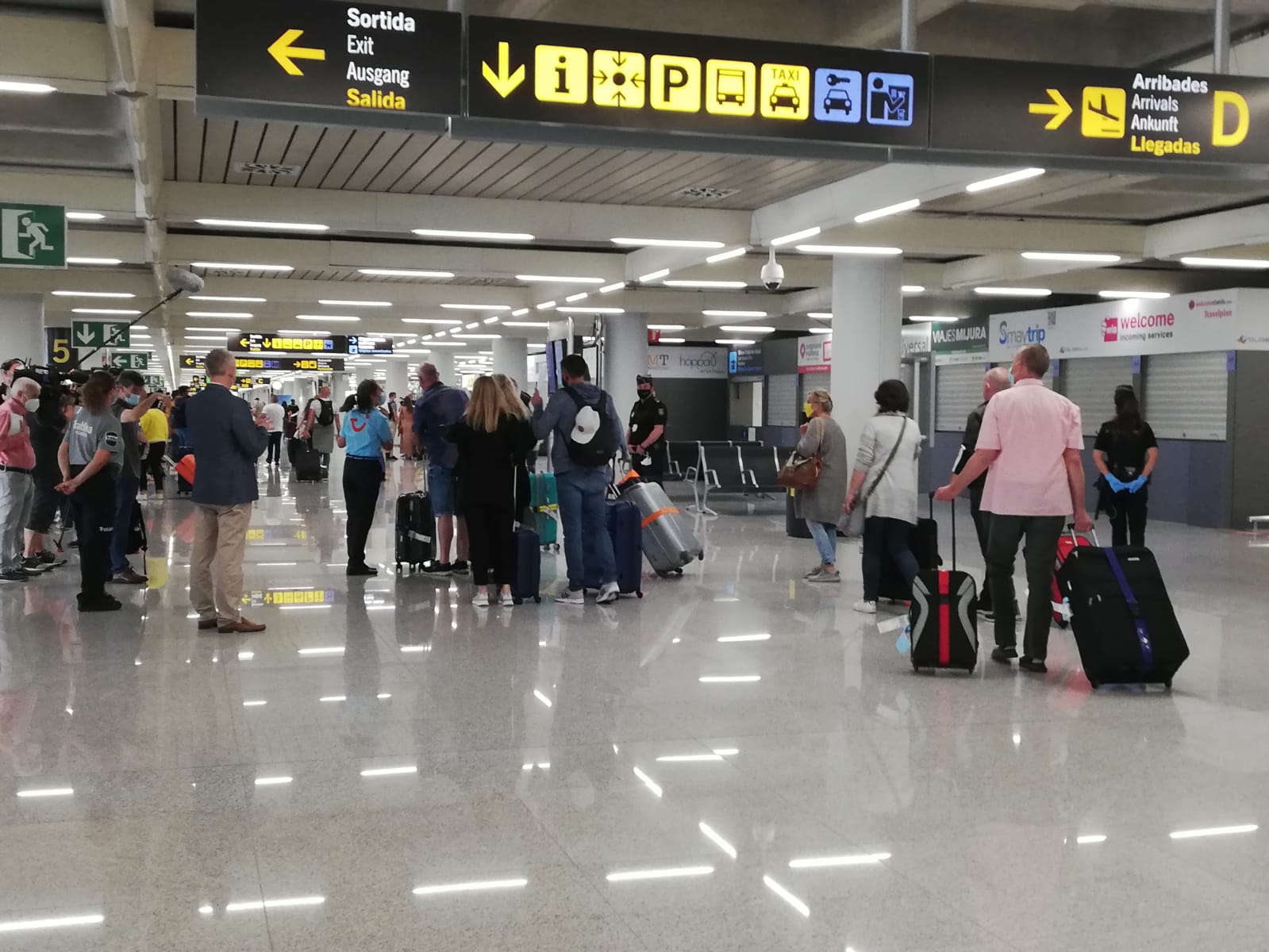 Primeros turistas plan piloto