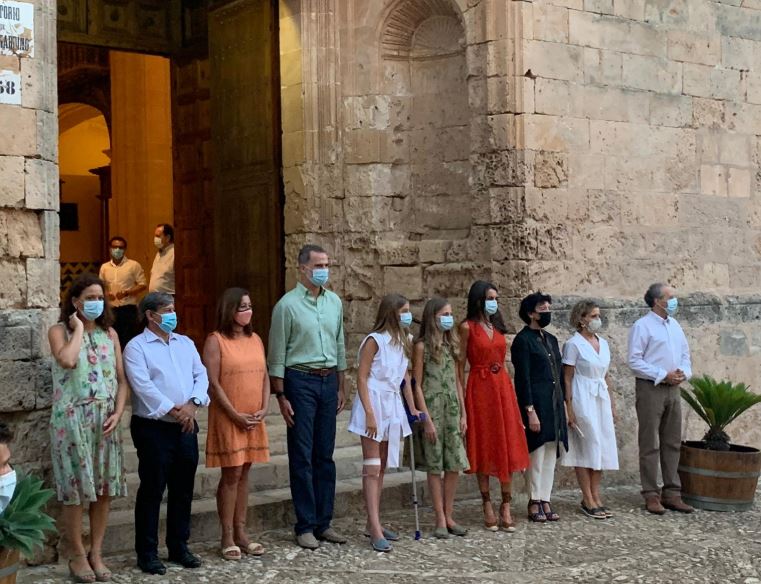 visita Casa Real a Petra, Pare Serra, Felipe VI, Letizia