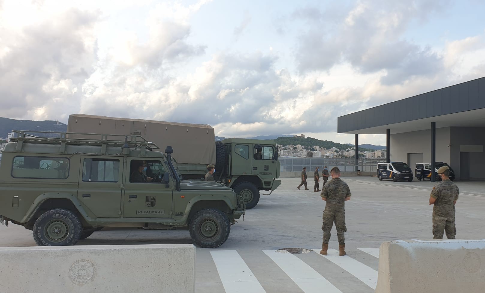 campamento ejercito puerto de palma