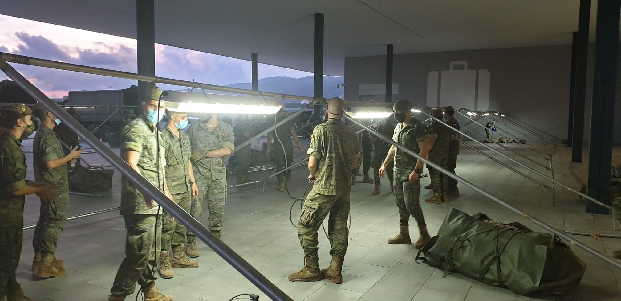 campamento ejercito puerto de palma
