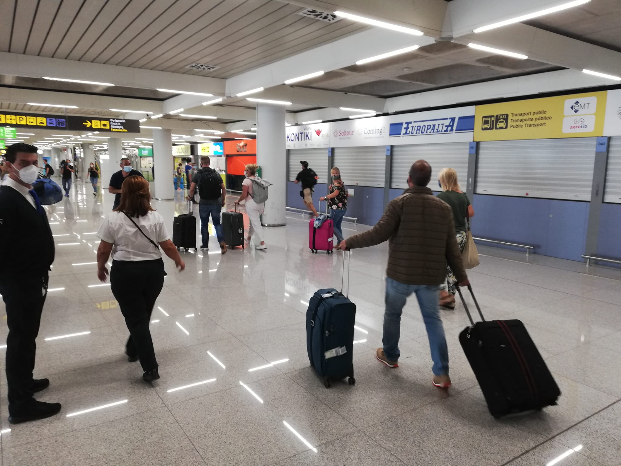 Primeros turistas plan piloto
