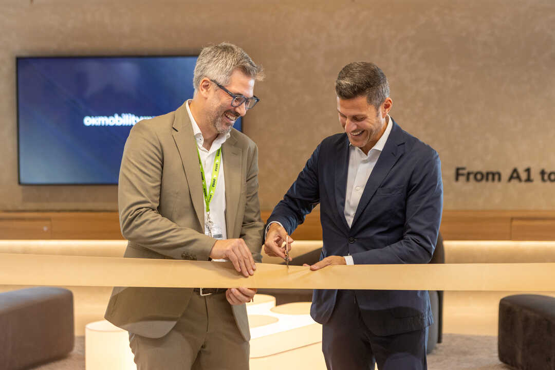 José Antonio García, director adjunto Aeropuerto de Palma, Othman Ktiri, Presidente Ejecutivo y Fundador OK Mobility