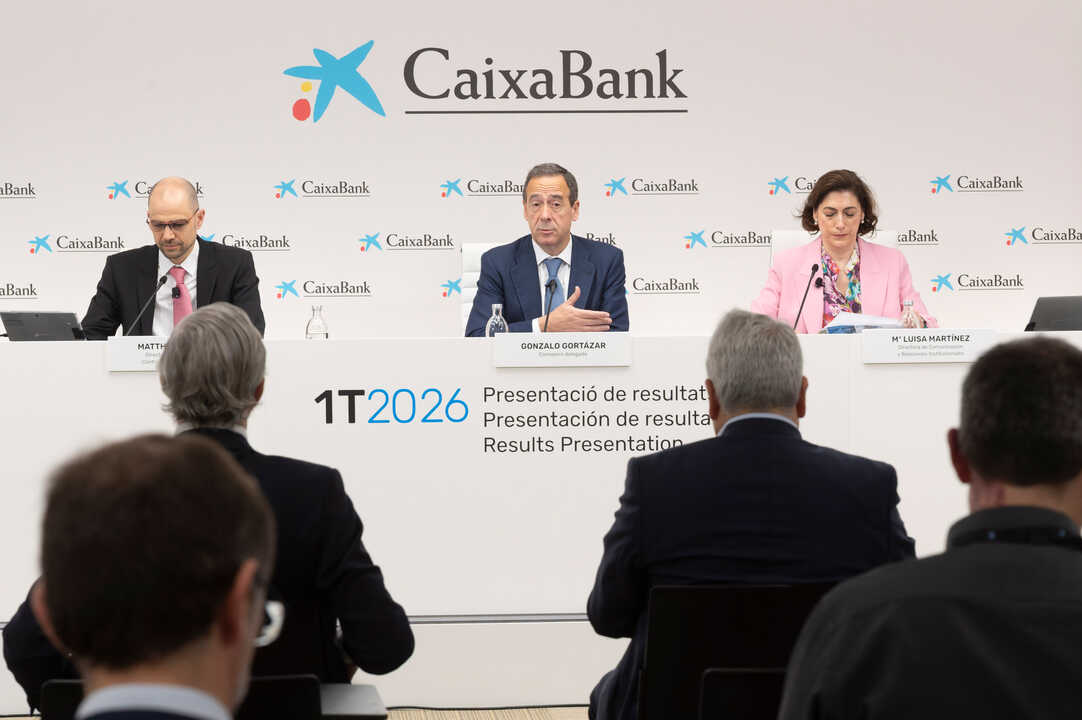 Foto 5 Gonzalo Gortázar, presentación de Resultados CaixaBank 1T 2026