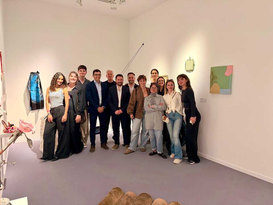 foto inauguración Venecia Bienal alumnos de adema
