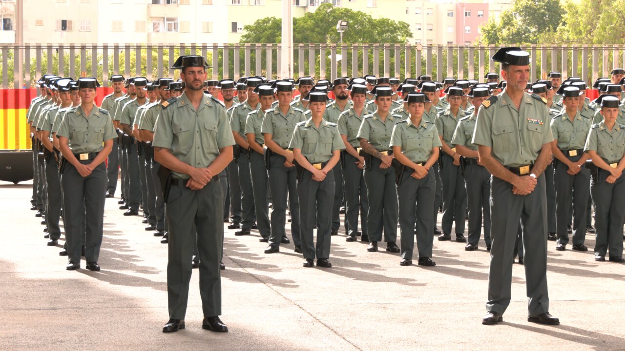 Nuevos agentes de la Guardia Civil en Baleares.