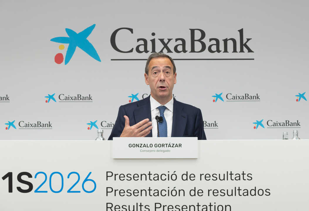 Foto 2 Gonzalo Gortázar, presentación de Resultados CaixaBank 1S 2026