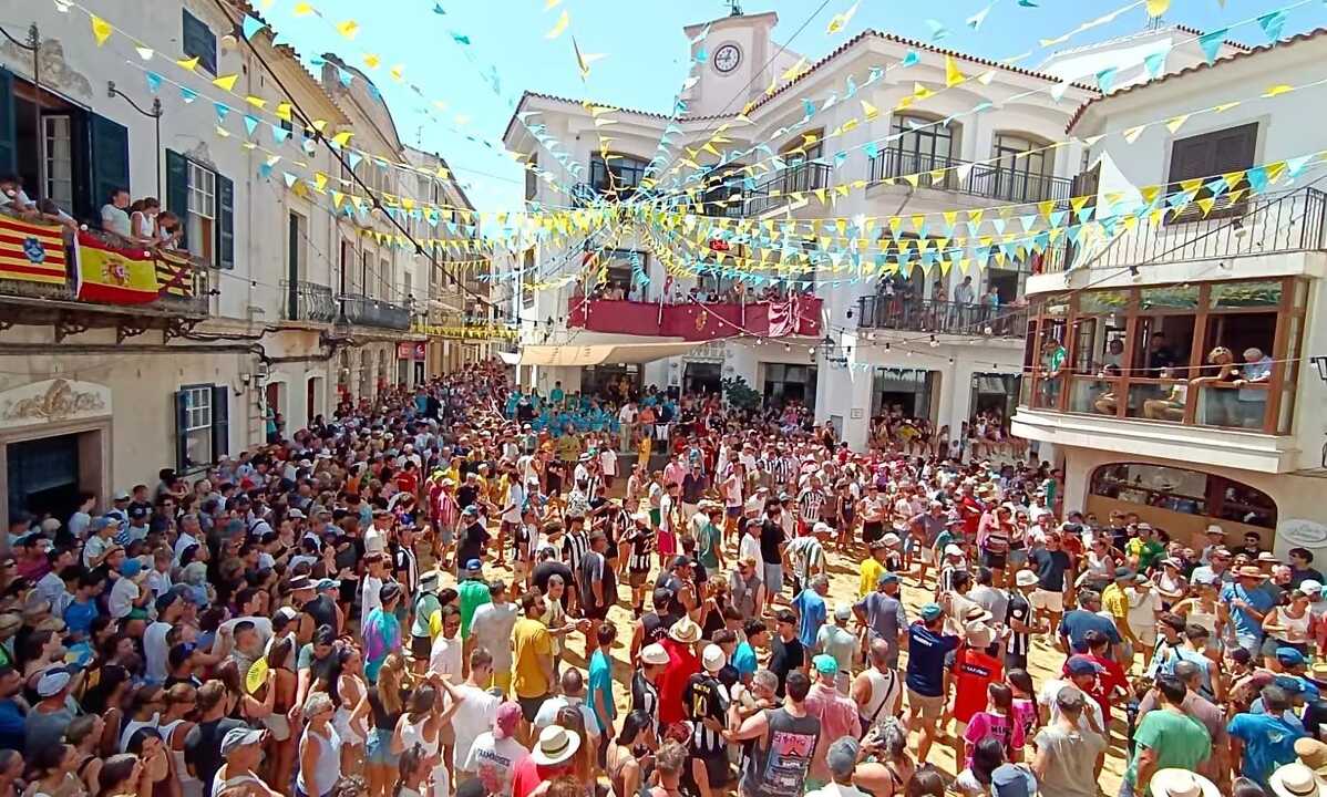 Alaior ha vivido uno de los momentos más esperados de sus fiestas de Sant Llorenç.