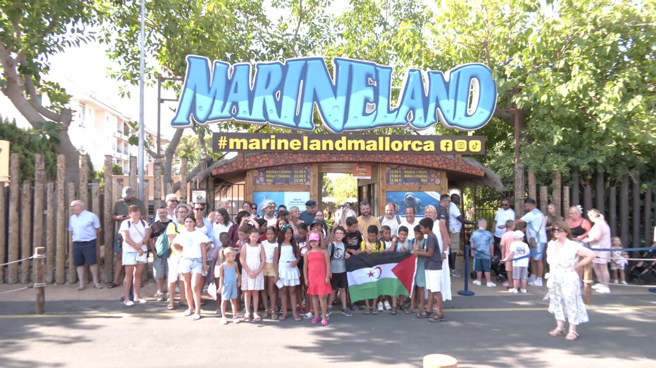 Un día de ocio para los niños saharauis de ‘Vacances en pau’ en Mallorca