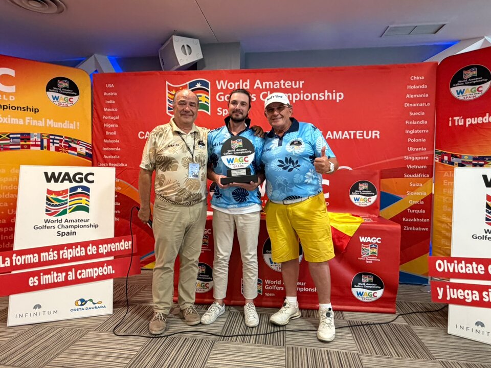 Aitor Ocio, jugador del TEAM SOFT LINE, se ha proclamado campeón nacional de 1.ª categoría del World Amateur Golfers Championship (WAGC) en la Final Nacional celebrada en Madrid.